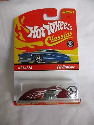 Buy Hot Wheels 2005 Classics Series 1, Pit Cruiser Red Chrome Sealed In Card • 4.99£