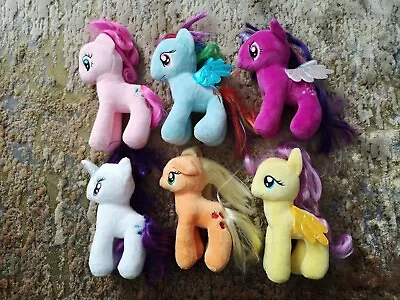 Buy 6x My Little Pony Friendship Is Magic Plush Toys Teddies Rainbow Dash Applejack • 19.99£