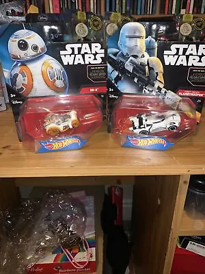 Buy Hot Wheels BB-8 Star Wars Character Car Vehicle Toy Diecast 5cm - New & Sealed  • 6.40£