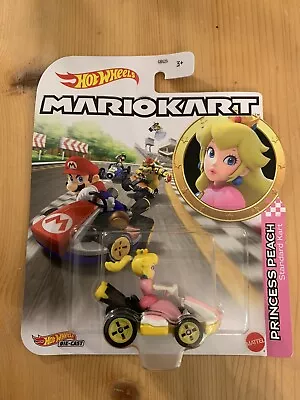 Buy RARE Hot Wheels Mario Kart Princess Peach Standard Kart Die-cast Car By Mattel • 19.99£