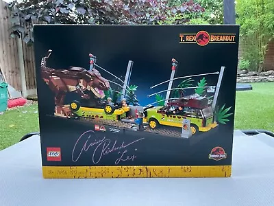 Buy Lego 76956 Jurassic Park T-Rex Breakout NEW SIGNED By Ariana Richards (Lex) • 475£