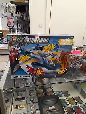 Buy Marvel Avengers Quinjet Jet Fighter Toy By Hasbro 2011 MCU RARE COMPLETE & BOXED • 15£