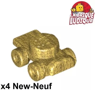 Buy LEGO 4x Minifig Footgear Roller Skate Roulette Skate Gold/Pearl Gold 11253 • 1.58£