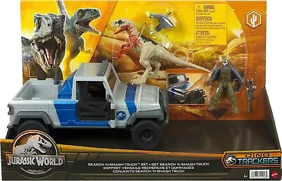 Buy Jurassic World Dino Trackers Search ‘N Smash Truck Vehicle Set • 48.99£