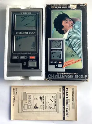 Buy Vintage RARE 1982 BANDAI MASSY KURAMOTO CHALLENGE GOLF LCD Game (Very Good Cond) • 60£