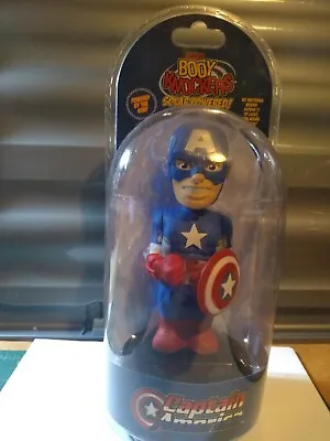 Buy Neca Marvel Captain America Body Knocker Solar Powered Figure New 6  • 11£