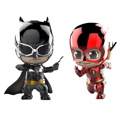 Buy Hot Toys Batman & Flash Justice League Cosbaby Metallic Color Version Set • 59.99£
