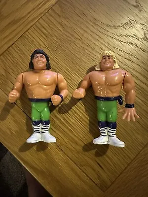 Buy WWF Hasbro The Rockers Shawn Michaels & Marty Janetty Wrestling Figures 1991 • 6.41£