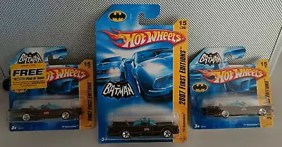 Buy Hot Wheels 1966 Tv Batmobile 1:64 2007 First Editions Full Set !one Lot! • 14.99£