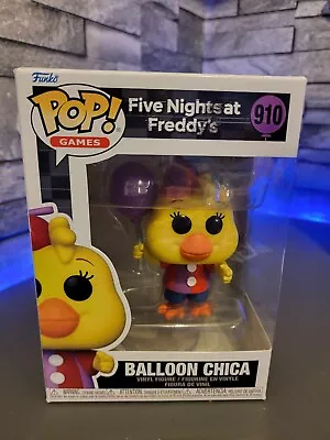 Buy Five Nights At Freddy's #910 Balloon Chica Funko Pop *Slight Box Damage* • 8.95£