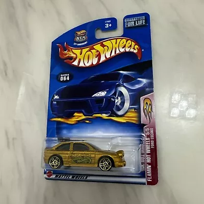 Buy Hot Wheels - Ford Escort Rally Gold - Perfect Card Rare • 12£