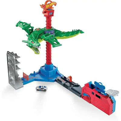 Buy Hot Wheels Air Attack Dragon Play Set Inc Vehicle New Kids Childrens Toy • 36.99£