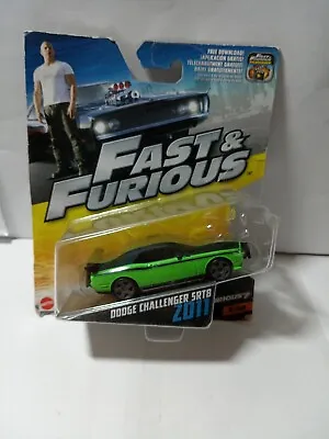 Buy Dodge Challenger SRT8 2011 Fast And Furious 1:64 Scale Diecast Car Mattel • 4.45£