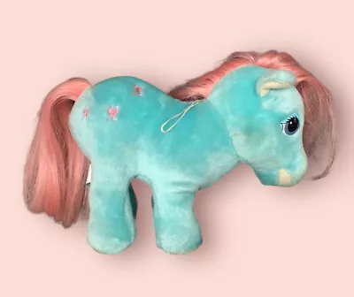 Buy My Little Pony G1 BOWTIE Hasbro Softies Plush Blue Soft Toy Vintage 80s MLP • 39.99£