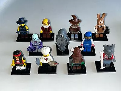 Buy Lego Minifigures Assorted Series Scarecrow Wolf Shakespeare Cowboy Ghost Chef • 17.99£