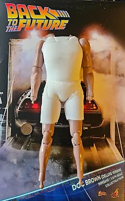 Buy Hot Toys BTTF Doc Brown Deluxe MMS610 Nude Body Loose 1/6th Scale • 49.99£