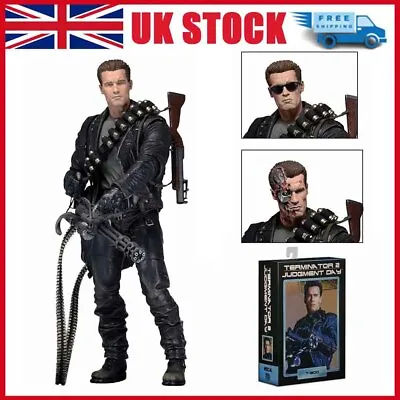 Buy NECA Terminator 2:Judgment Day T-800 Arnold Schwa Figure Collectible Model Gift • 27.89£