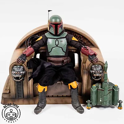 Buy BOBA FAT & THRONE Hot Toys Star Wars The Book Of Mandalorian Sideshow 1/6 Scale • 256.55£