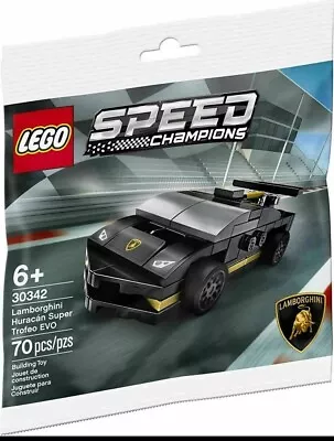 Buy *** SEALED *** LEGO SPEED CHAMPIONS: Lamborghini Huracán Super Trofeo EVO 30342 • 7.99£