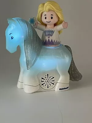Buy Fisher Price - Little People Disney Frozen Elsa & Nokk Sounds & Lights USA Excl • 20£
