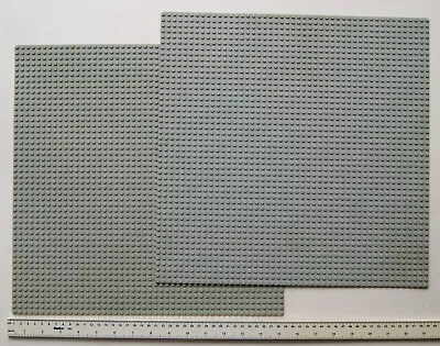 Buy Vintage 2x Lego Grey Base Plate Boards 48 X 48 Studs • 7.50£