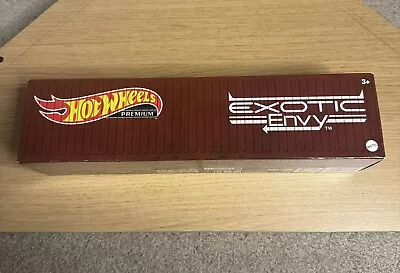 Buy Hotwheels Premium Car Culture Exotic Envy 5 Car Container Crate New Sealed • 25£