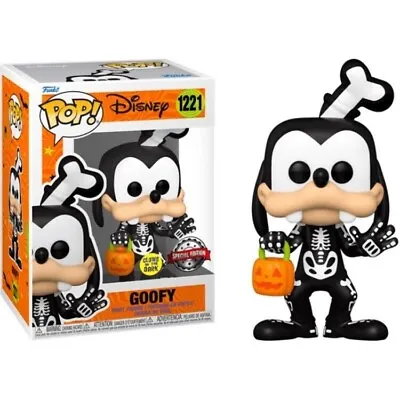 Buy Funko POP! Disney Skeleton Goofy #1221 - Glow In The Dark- Special Edition EXCL • 14.99£