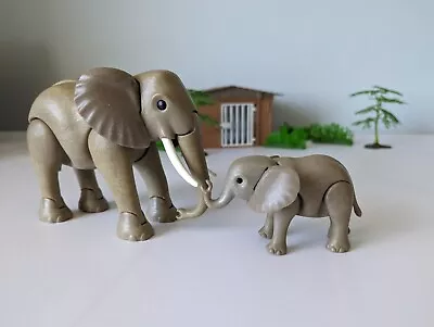 Buy Playmobil Zoo: Elephant And Calf (3493) 1982 Good Condition • 15£