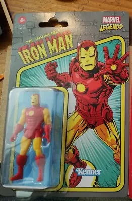 Buy Marvel Legends Retro Carded Iron Man Figure • 4.99£