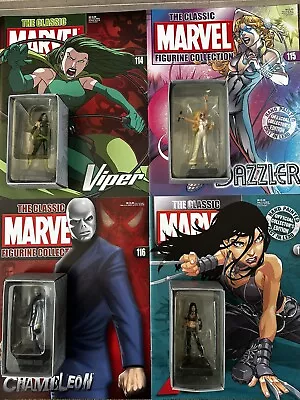 Buy 4 X The Classic Marvel Figurine Collection Issues 114 115 116 117 Eaglemoss &mag • 10£