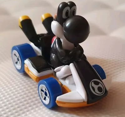 Buy Hot Wheels Mario Kart: Black Yoshi Standard Kart • 29.99£