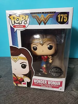 Buy Funko Pop! DC 175 Wonder Woman With Shield Figure Exclusive Special Edition • 9.99£