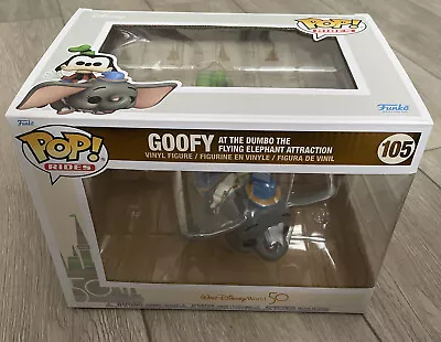 Buy Funko Pop Rides #105-goofy At The Dumbo-the Flying Elephant-free Postage • 29.99£