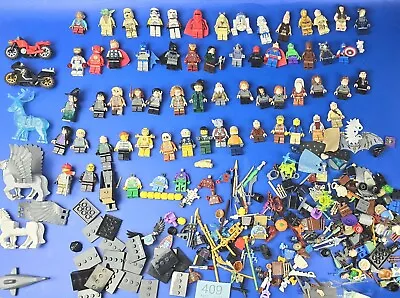 Buy LEGO Minifigure Bundle Marvel Dc Star Wars Harry Potter Etc & Accessories  • 199.99£