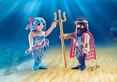Buy Playmobil 70082 Sea King And Mermaid Duo Set • 4.50£