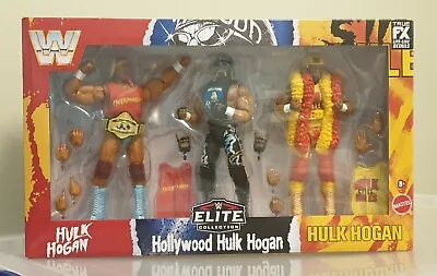 Buy WWE Elite Hulk Hogan 40th Anniversary 3 Pack NWO WCW Hollywood Hogan Hulkamania • 99.99£