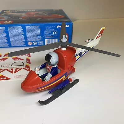 Buy Playmobil 4824 Fire Rescue Small Helicopter - Boxed (missing Water Tank) • 12.50£