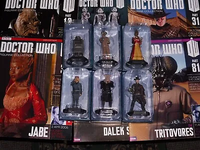 Buy Eaglemoss BBC Doctor Who Figurine Collection C:  Issues 18, 31, 38, 57, 73, & 81 • 59.99£