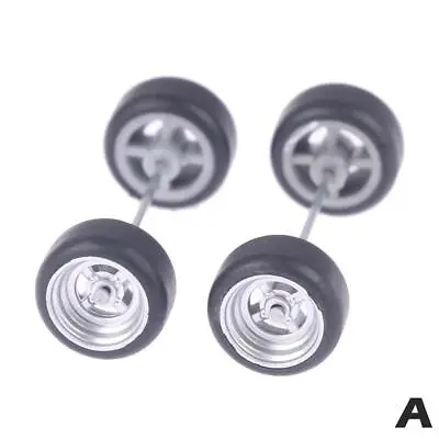 Buy 1/64 Scale Alloy Wheels - Custom For Hot Wheels, Matchbox,, Rubber Tires • 3.40£