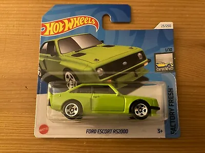 Buy Hot Wheels FORD ESCORT RS2000 Green FACTORY FRESH 2024 A CASE • 14.99£