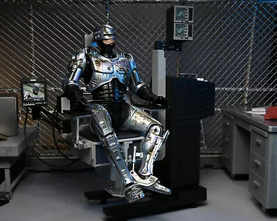 Buy Official NECA Robocop - Battle-Damaged RoboCop With Chair 7  Scale Action Figure • 86.99£