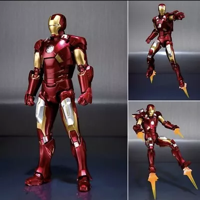 Buy SHF Iron Man MK7 Action Figure | Avengers Iron Man Tony Stark Model Toys Child • 22.99£