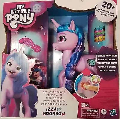 Buy My Little Pony 10in Tall Izzy Moonbow Features 20 Reactions ,speaks And Sings  • 18.89£