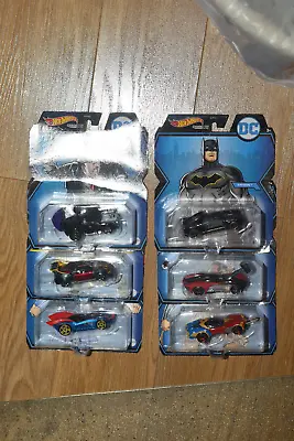 Buy Hot Wheels Dc Character Cars Penguin Batman Robin Harley Quinn Wonder Woman • 6£