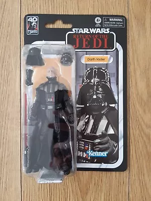 Buy SW Darth Vader ROTJ 40th Anniversary 6” Black Series Figure - New. • 24.99£