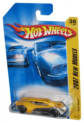 Buy Hot Wheels 2007 New Models (2006) Yellow Split Vision Toy Car 36/180 • 10.04£