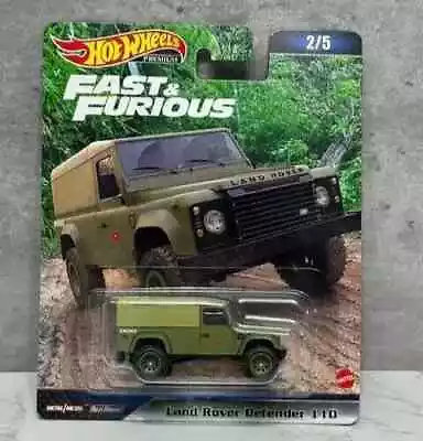 Buy Hot Wheels Premium Fast And Furious Land Rover Defender 110 • 10.99£