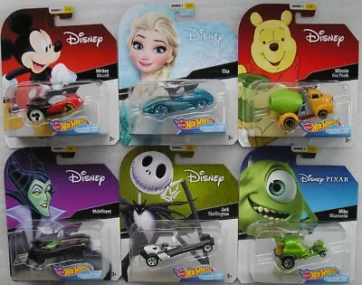Buy Hot Wheels Disney Series 1 Character Car Selection Hotwheels New & Carded • 6.95£