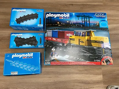 Buy Playmobil 5258 RC Freight Train Brand New In Box + Extra Track Packs • 245£