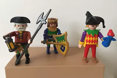 Buy Playmobil Knights Castle  Specials  Night Watchman 4502, Knight 4643 And Jester • 12.50£